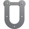 Ekena Millwork Economy Horseshoe Silent Roller Hanger w/ Bolts for Barn Door for 1 3/8" to 1 3/4" Doors GB6008R2SM - alternate 1